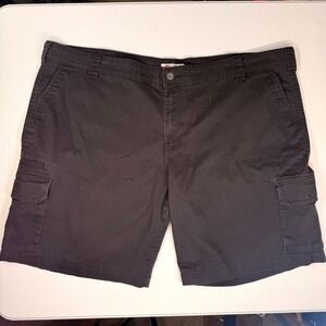 Dickies Relaxed Fit Cargo Shorts Black Stretch Workwear Utility Plus Size 22W